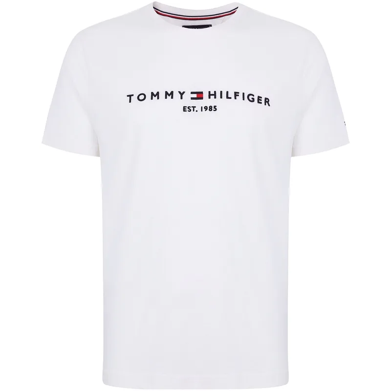 Футболка мужская с круглым вырезом умеренного прямого кроя Tommy Hilfiger, Pitch Black BDS — фото 3