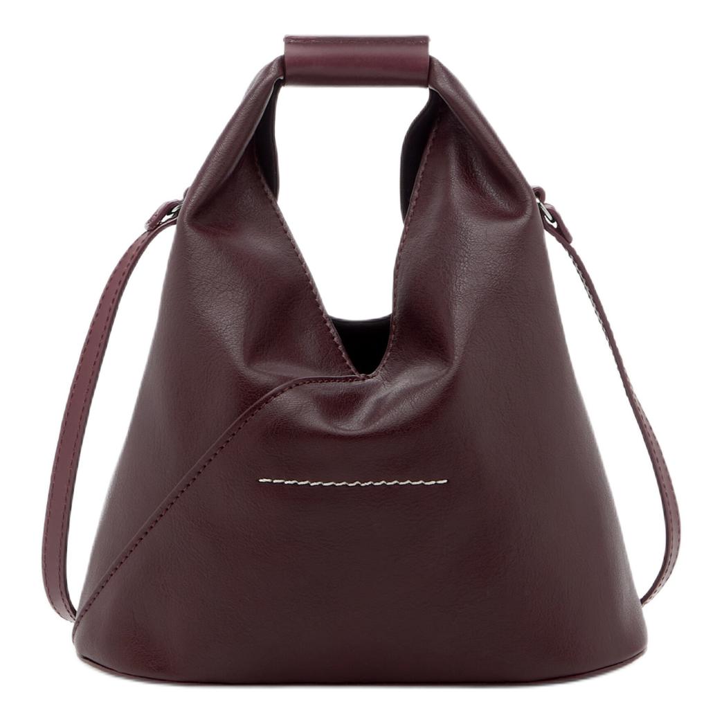 

MM6 Maison Margiela Японская логотипная сумка через плечо с детализацией