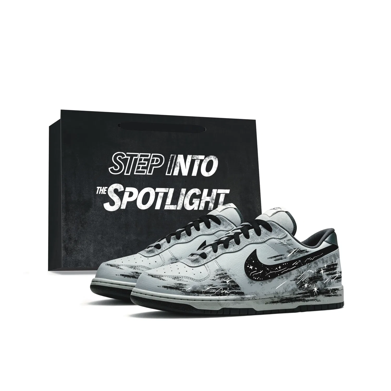 Кроссовки Nike Big Nebula Chronicle Black Gray