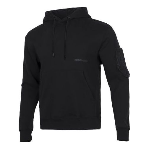 

Толстовка Men's Nike As J Rct 23E Flc Po Gc Athleisure Casual Sports Hooded Pullover Solid Color Long Sleeves Black, черный