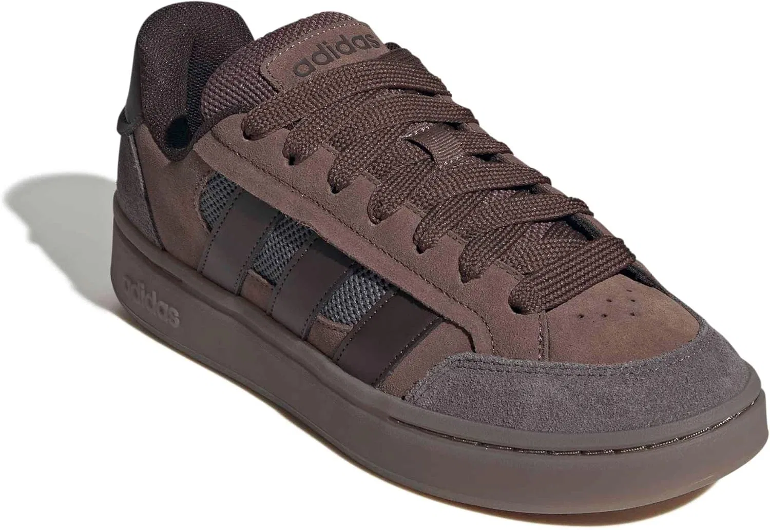 Кроссовки мужские adidas Grand Court Alpha, Earth Strata/Charcoal — фото 4