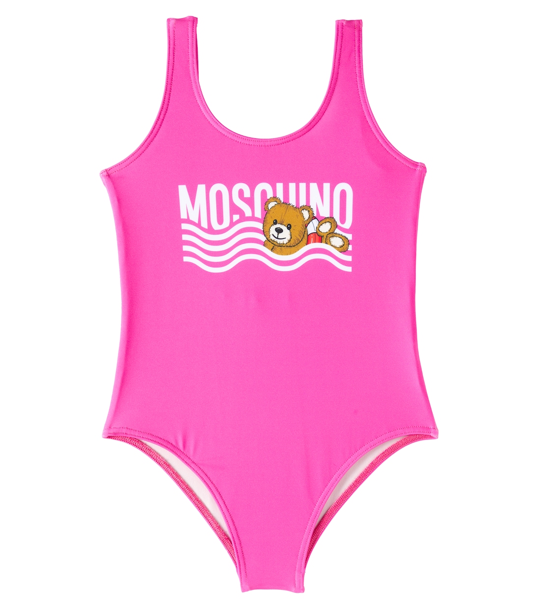 

Печатный купальник Moschino Kids, Azalea Pink