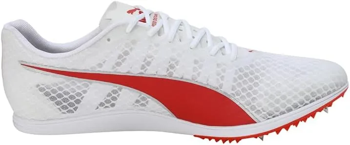 Мужские кроссовки PUMA Evospeed Distance 11, белый/красный/серебряный — фото 3