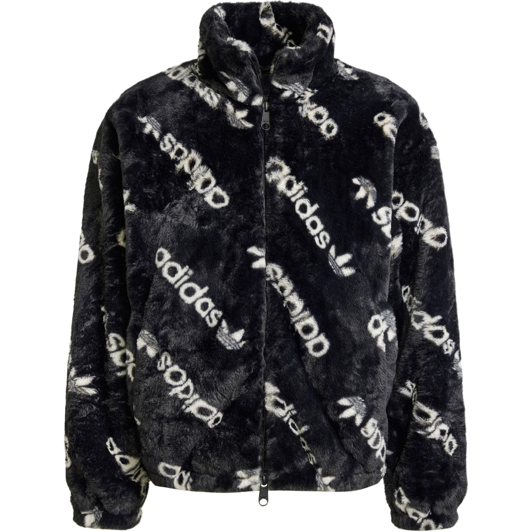 

Adidas Originals Женская куртка, пальто с принтом по всей поверхности, черная