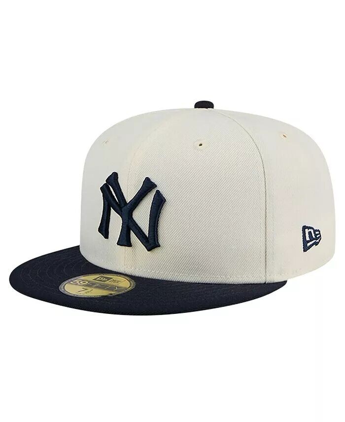 

Мужская белая кепка New York Yankees Cooperstown Collection Chrome 59Fifty New Era, белый