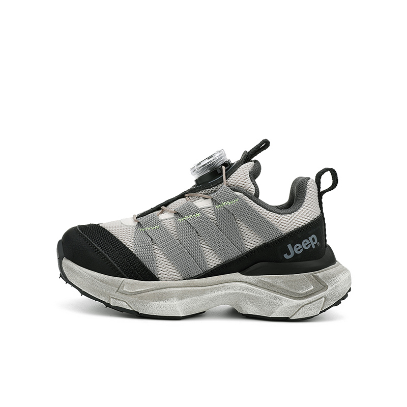 

Детские кроссовки для бега, устойчивые к истиранию, легкие, амортизирующие, нескользящие, с низким верхом Jeep, бежевый