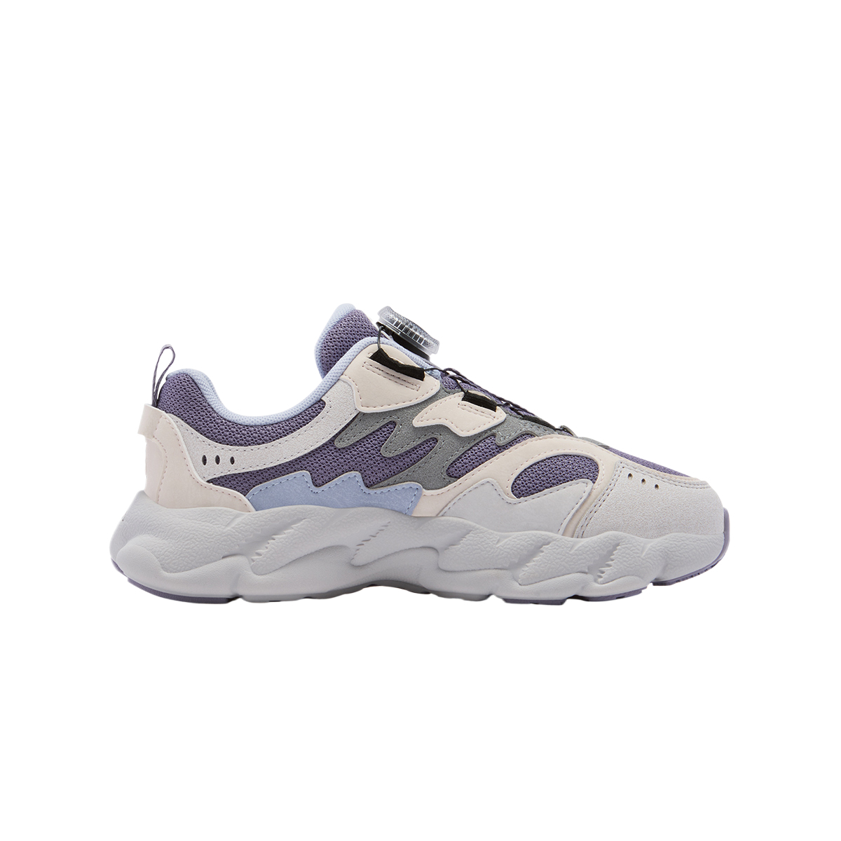 FILA KIDS Детские беговые кроссовки Heritage FHT Lavender Halo Purple/Rain Mist Gray — фото 3
