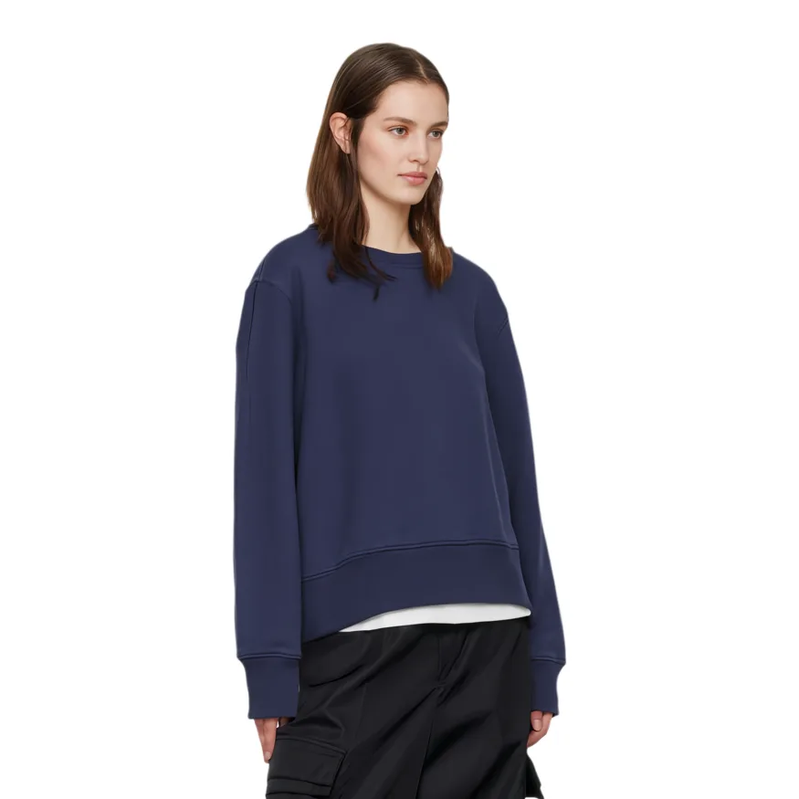 UNIQLO Свитшот женский темно-синий — фото 3