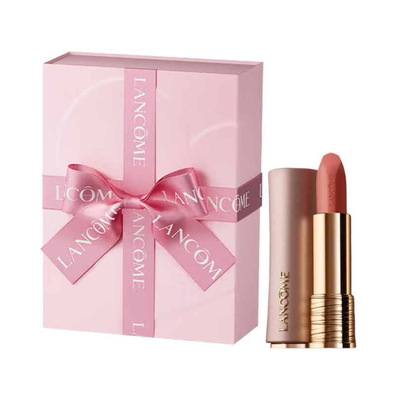 

LANCOME Lankou маленький круглый кулон помада, розовое золото тюбик мягкий матовый тон осветляющий 3,4g подарок для лучшей подруги день рождения