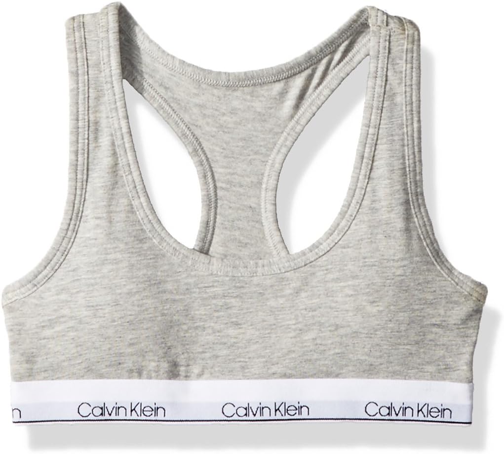 

Большой современный формованный бюстгальтер-бралетт Calvin Klein для девочек, Heather Grey