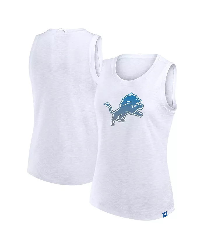 

Женская белая майка-труба Detroit Lions Fanatics