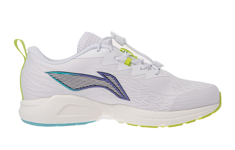 Кроссовки детские беговые GS Low-top Standard белые/соково-зеленые Lining Young — фото 2