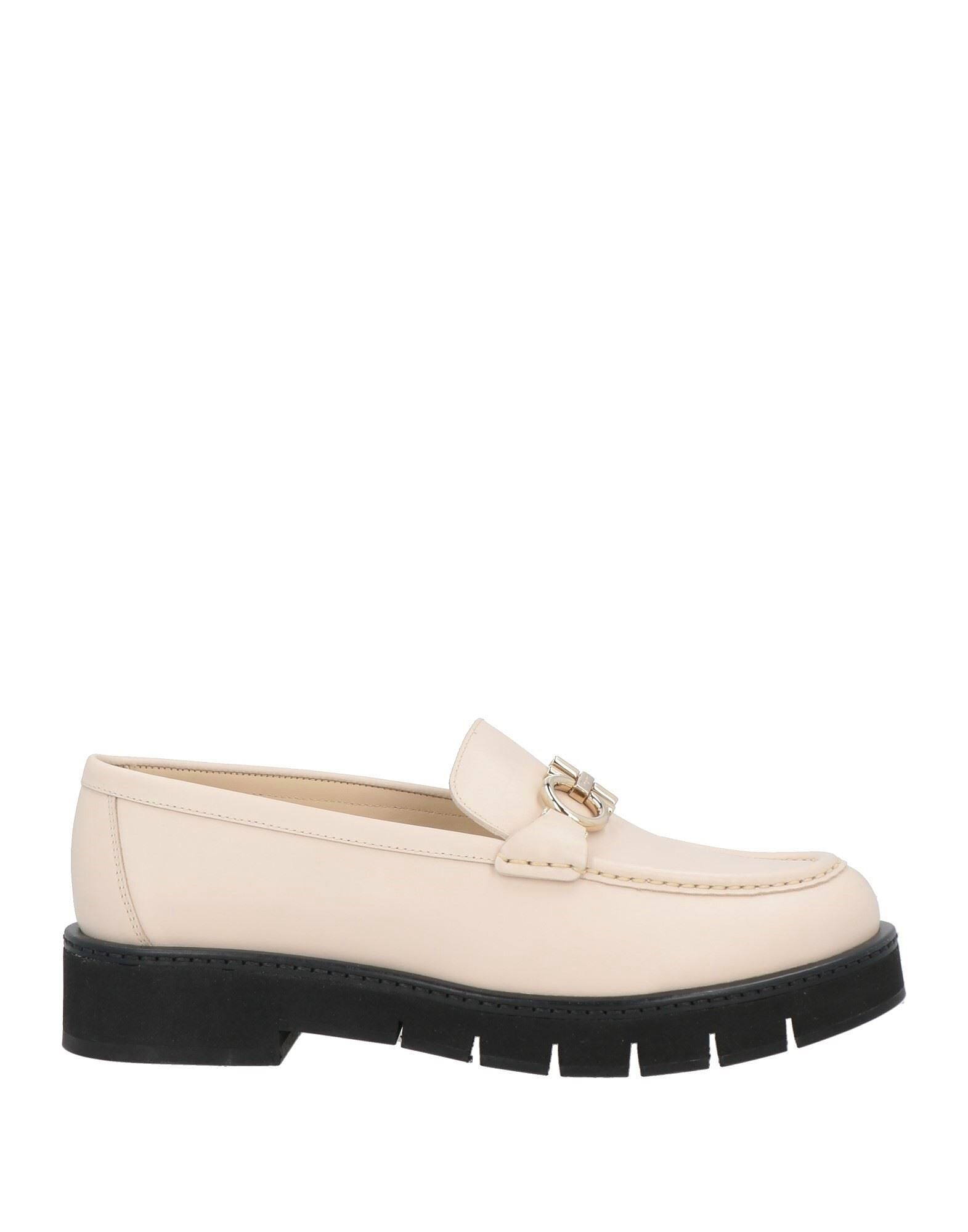 Лоферы Ferragamo, бежевый