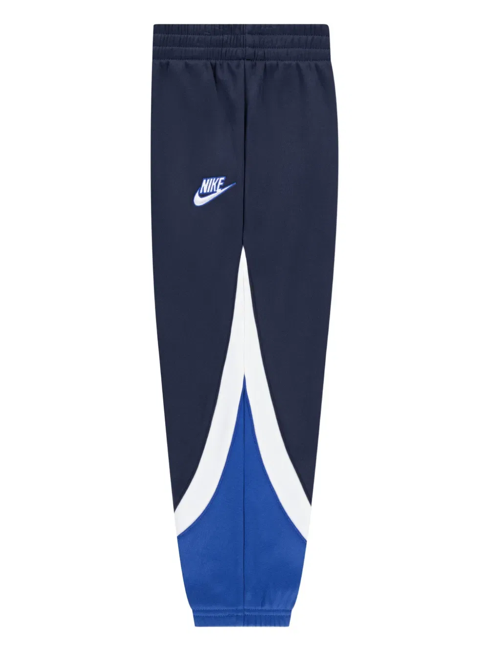 Спортивный костюм с цветовыми блоками и деталями логотипа Nike Kids, синий — фото 4