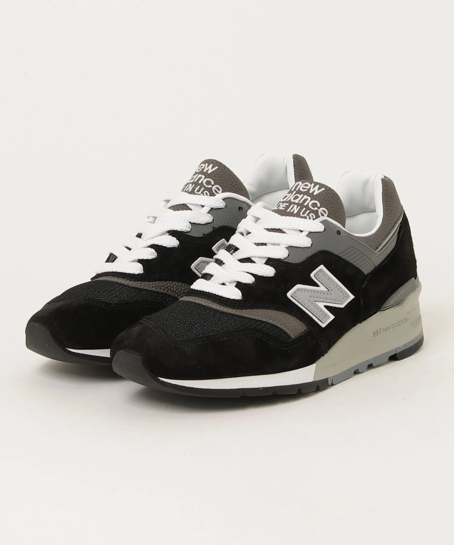 Мужские кроссовки New Balance Made in USA 997 с ENCAP чёрные — фото 2