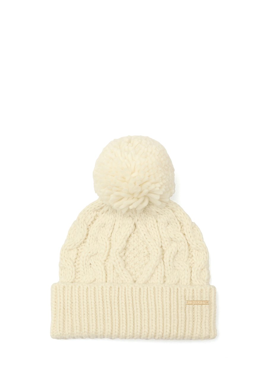 

Шапка MICHAEL Michael Kors Beanie, Open White/Beige