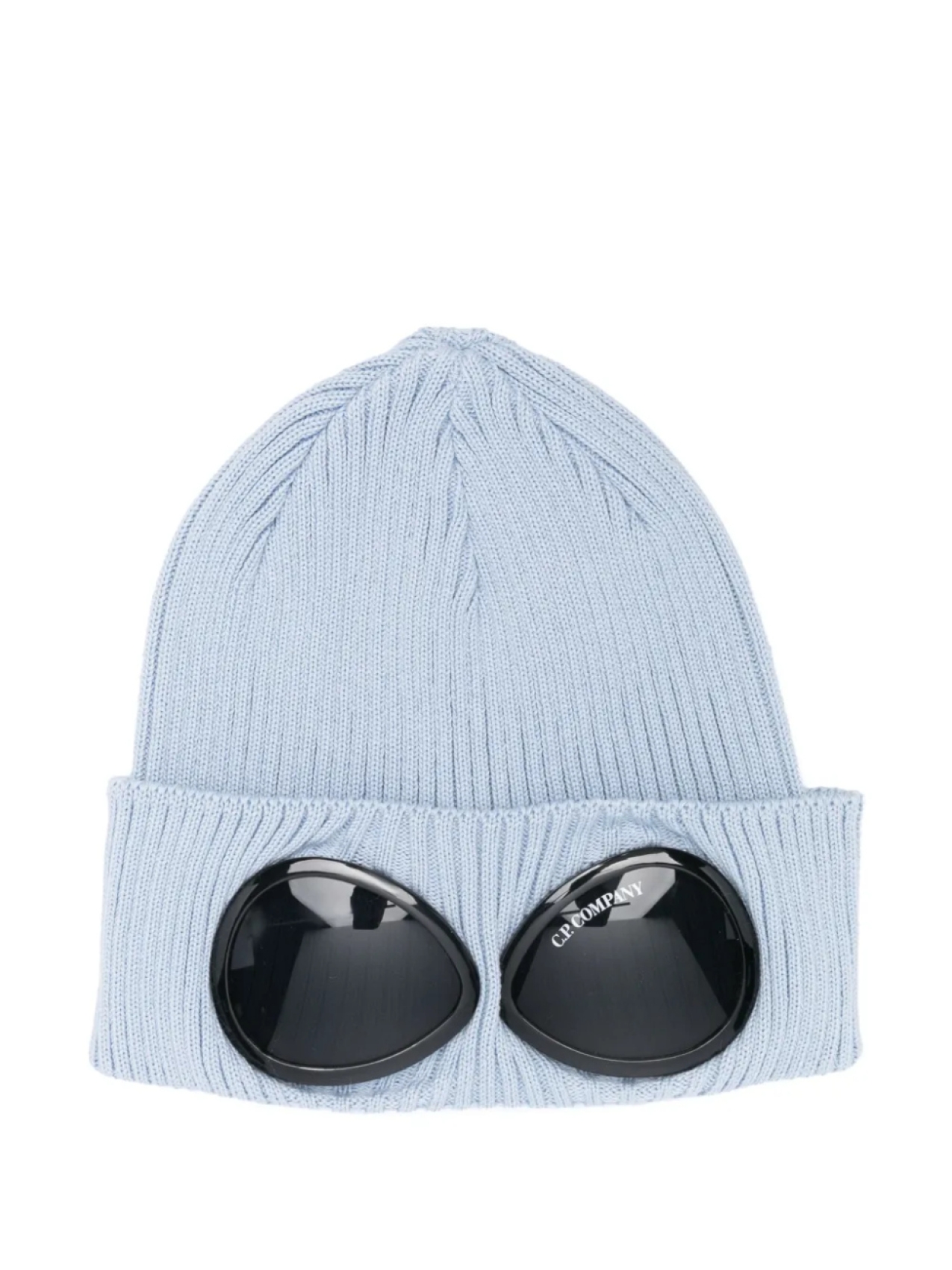 

Шапка бини с декором Goggles C.P. Company, синий