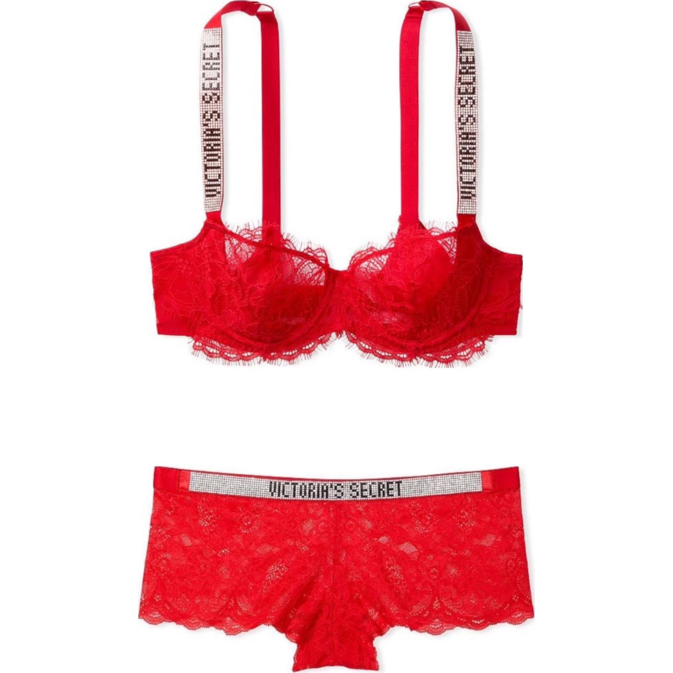 

Victoria's Secret Женский комплект нижнего белья красный