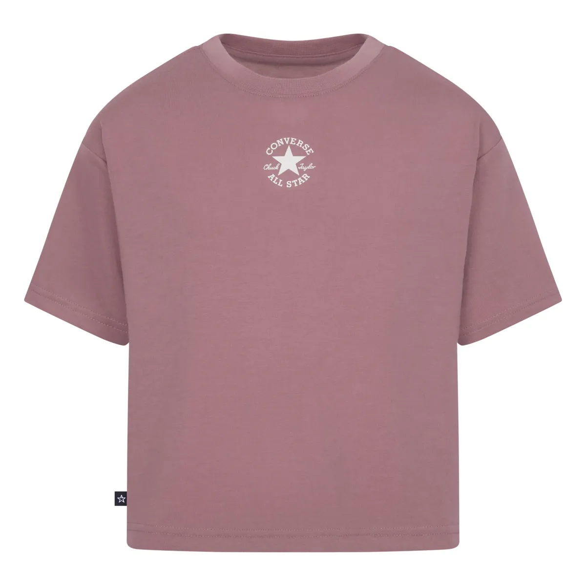 

Футболка Converse "CHUCK PATCH BOXY T-SHIRT - для детей", цвет Night Flamingo