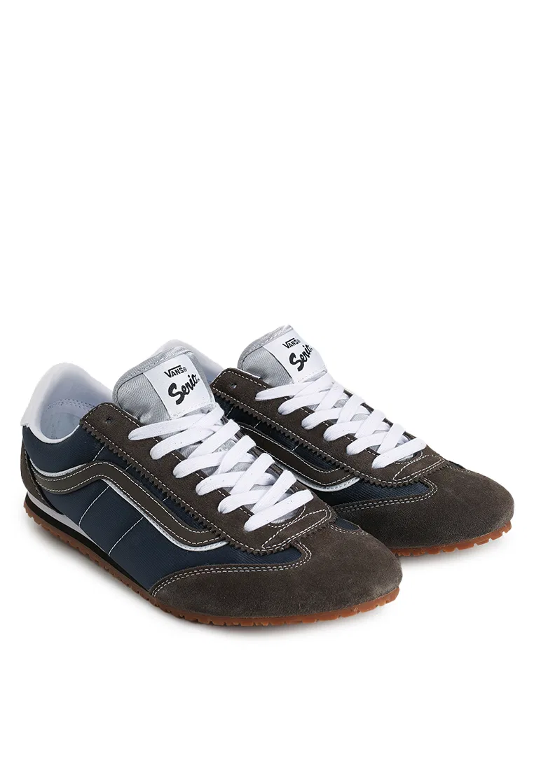 Кроссовки, низкий профиль, Super Lowpro Vans, темно-синий/коричневый — фото 2