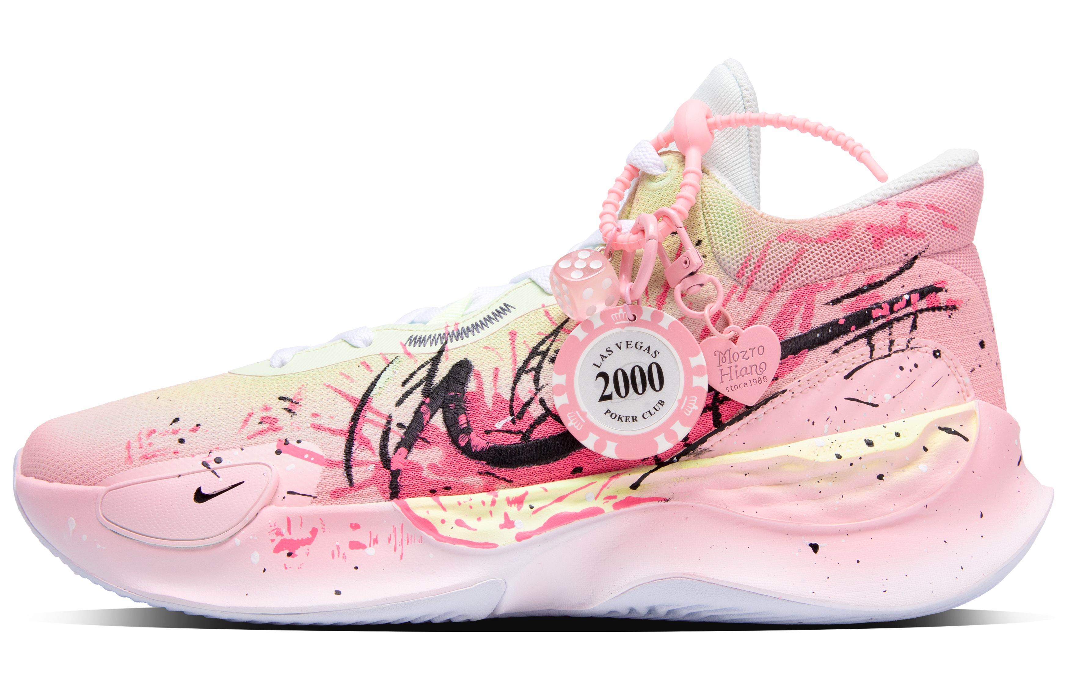 

Nike Баскетбольные кроссовки Renew Elevate 3 Low, мужские, розовые