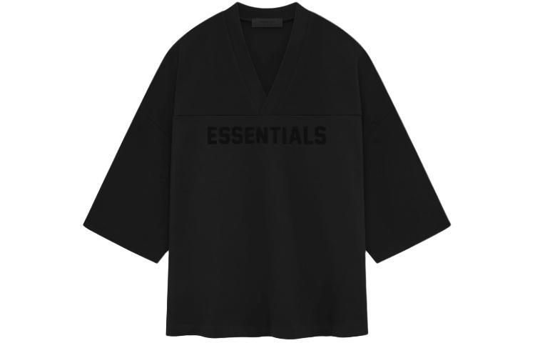 

Футболка с логотипом Fear Of God Essentials, Черный уголь/Черный уголь