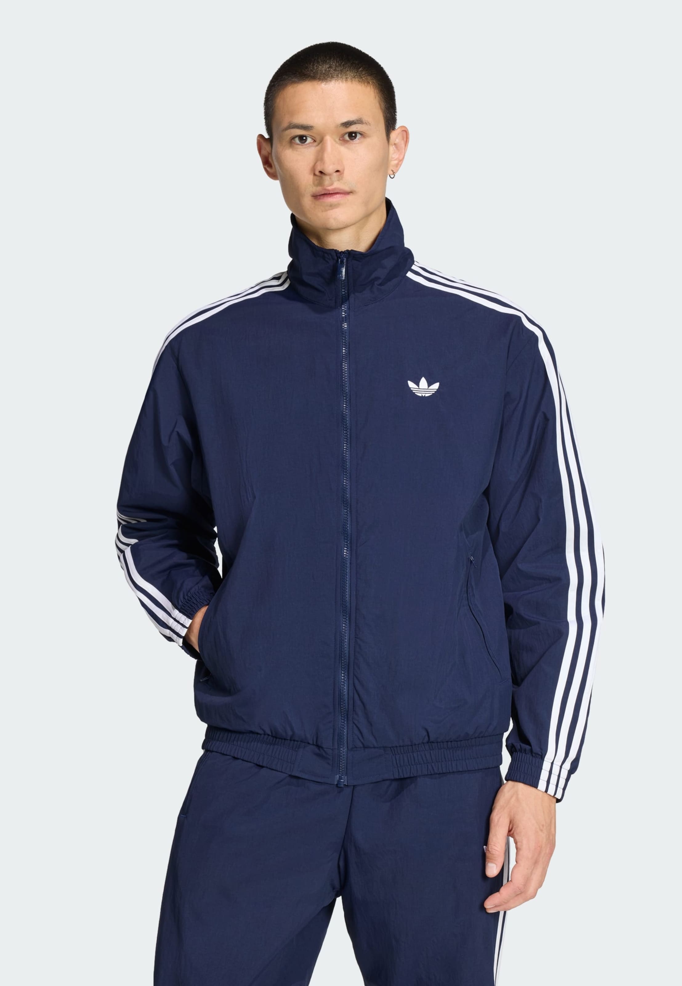 Adidas Originals Куртка межсезонная 'Firebird' в темно-синем цвете — фото 2