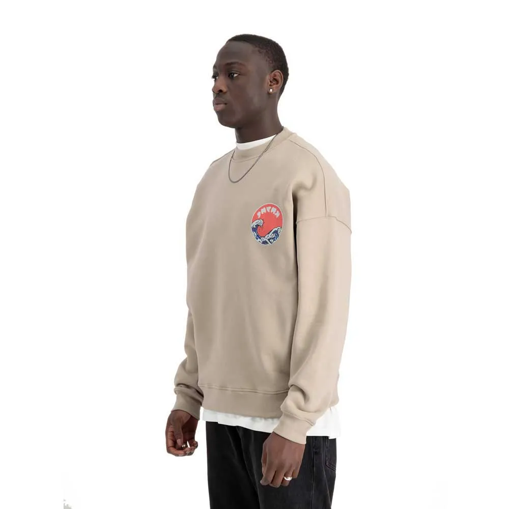 

Толстовка Alpha Industries Japan Wave Warrior, бежевый