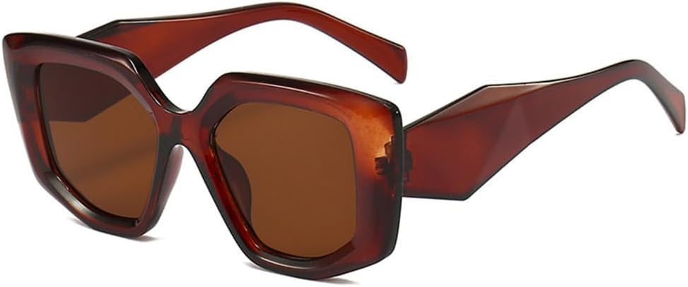 

MUTYNE Модные большие квадратные женские солнцезащитные очки, трендовые ретро-очки для активного отдыха и спорта, солнцезащитные очки UV400 для мужчин, розовые солнцезащитные очки, Brown