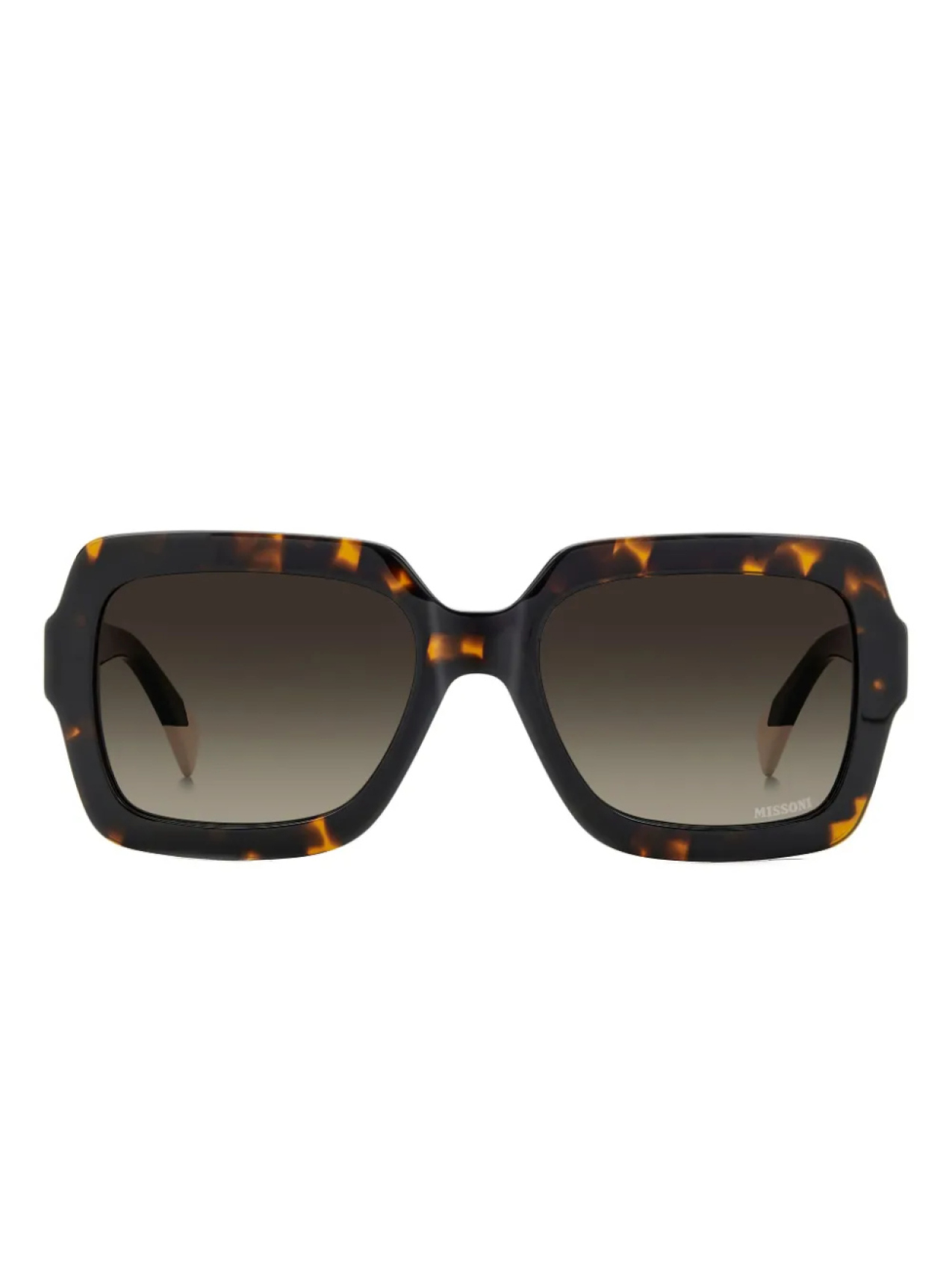 

MISSONI EYEWEAR солнцезащитные очки с логотипом, коричневый