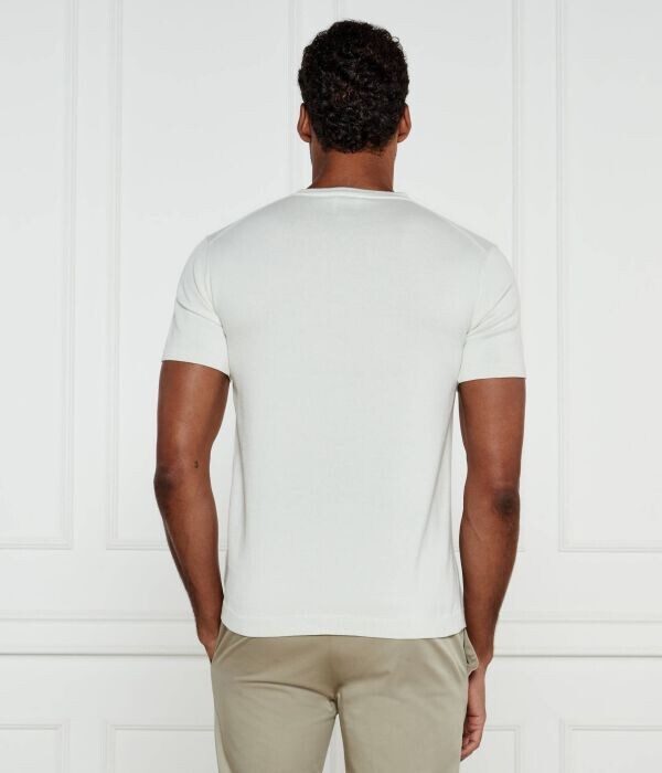 Футболка Calvin Klein Regular Fit, экрю — фото 3