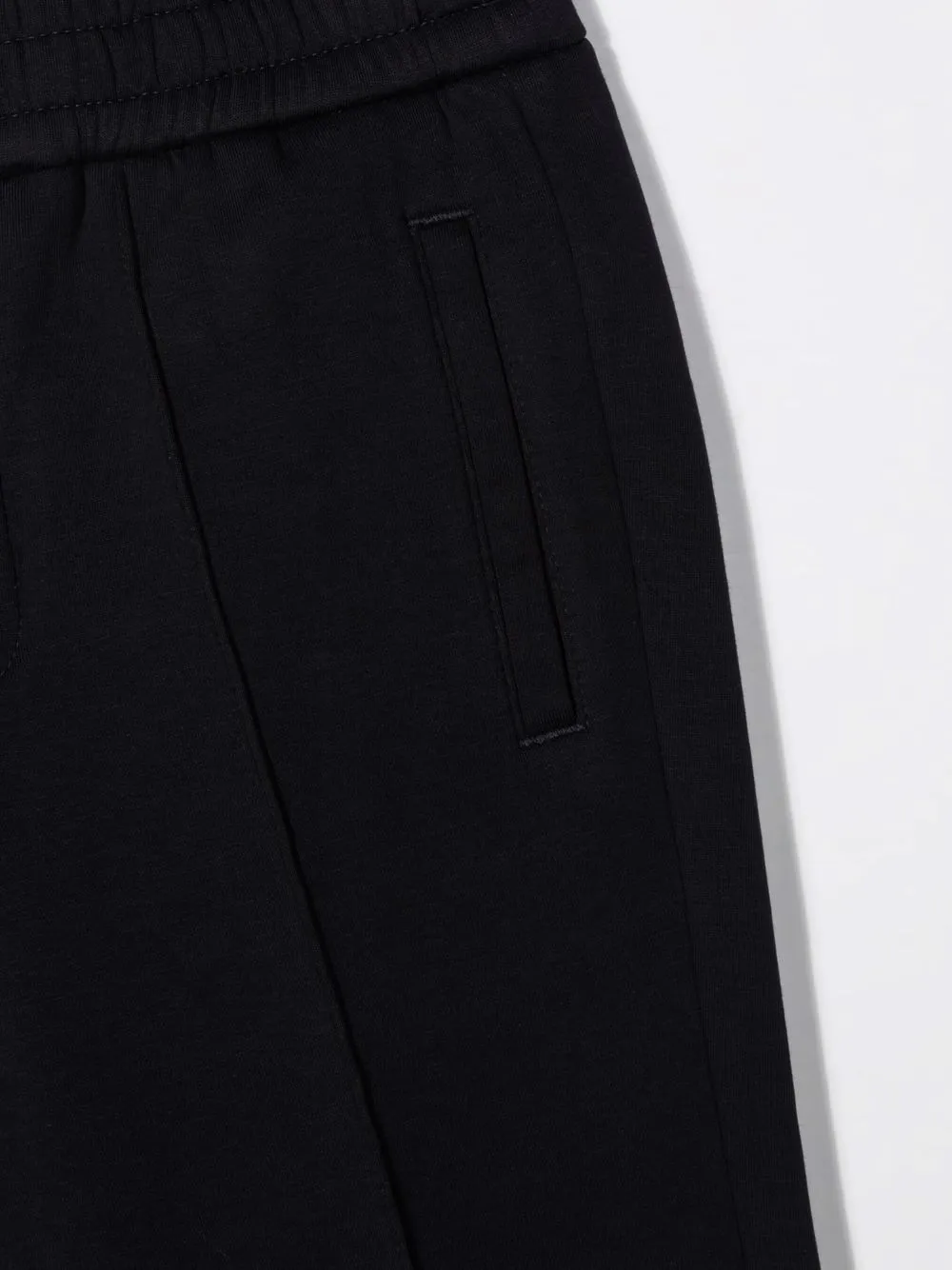 Спортивные брюки узкого кроя Emporio Armani Kids, синий — фото 3