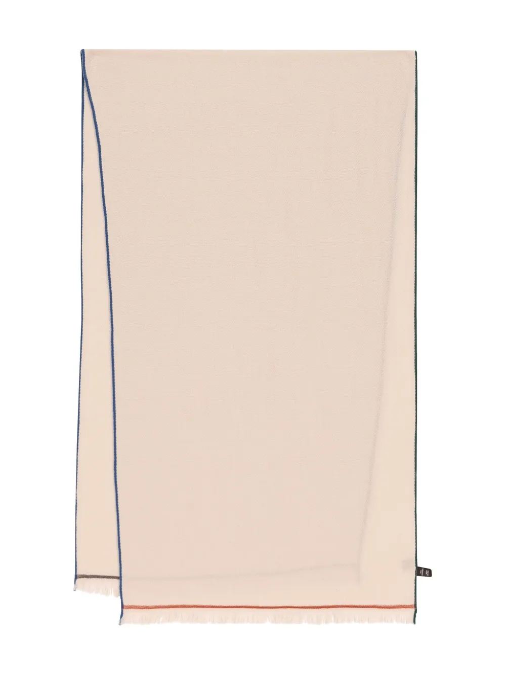 

Шарф с цветной отделкой и необработанными краями Loro Piana, нейтральный