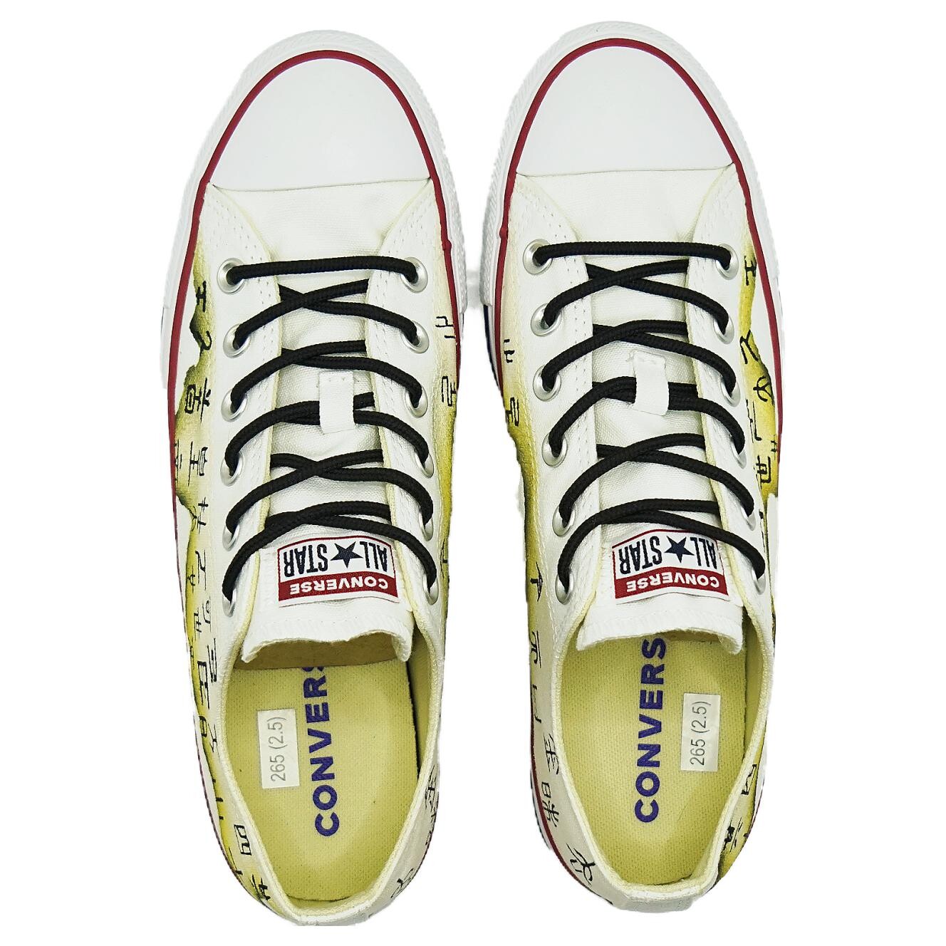 Кроссовки Chuck Taylor All Star Canvas унисекс с низким верхом желтого/бежевого цвета Converse — фото 3