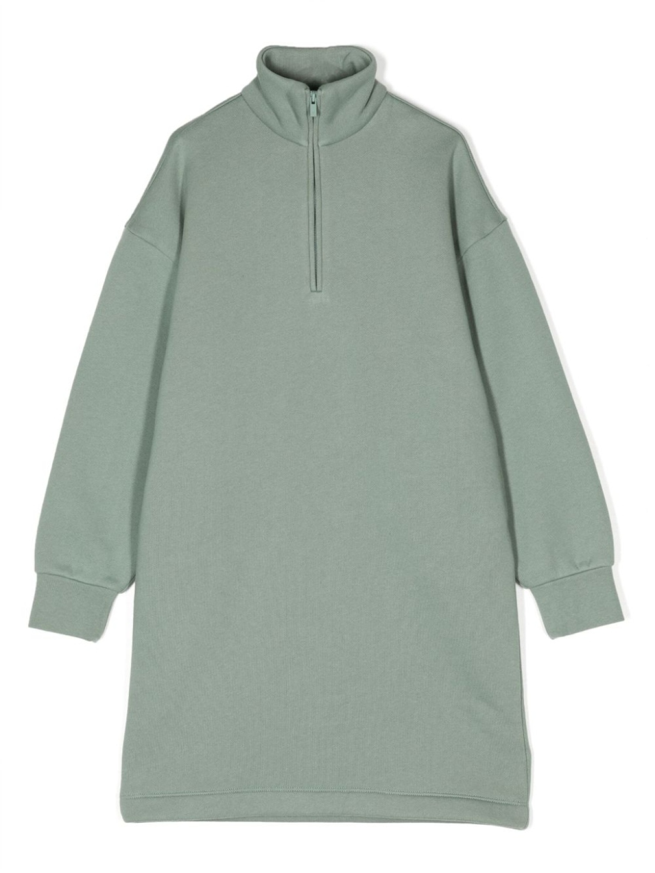 

FEAR OF GOD ESSENTIALS KIDS платье с воротником на молнии и логотипом, зеленый