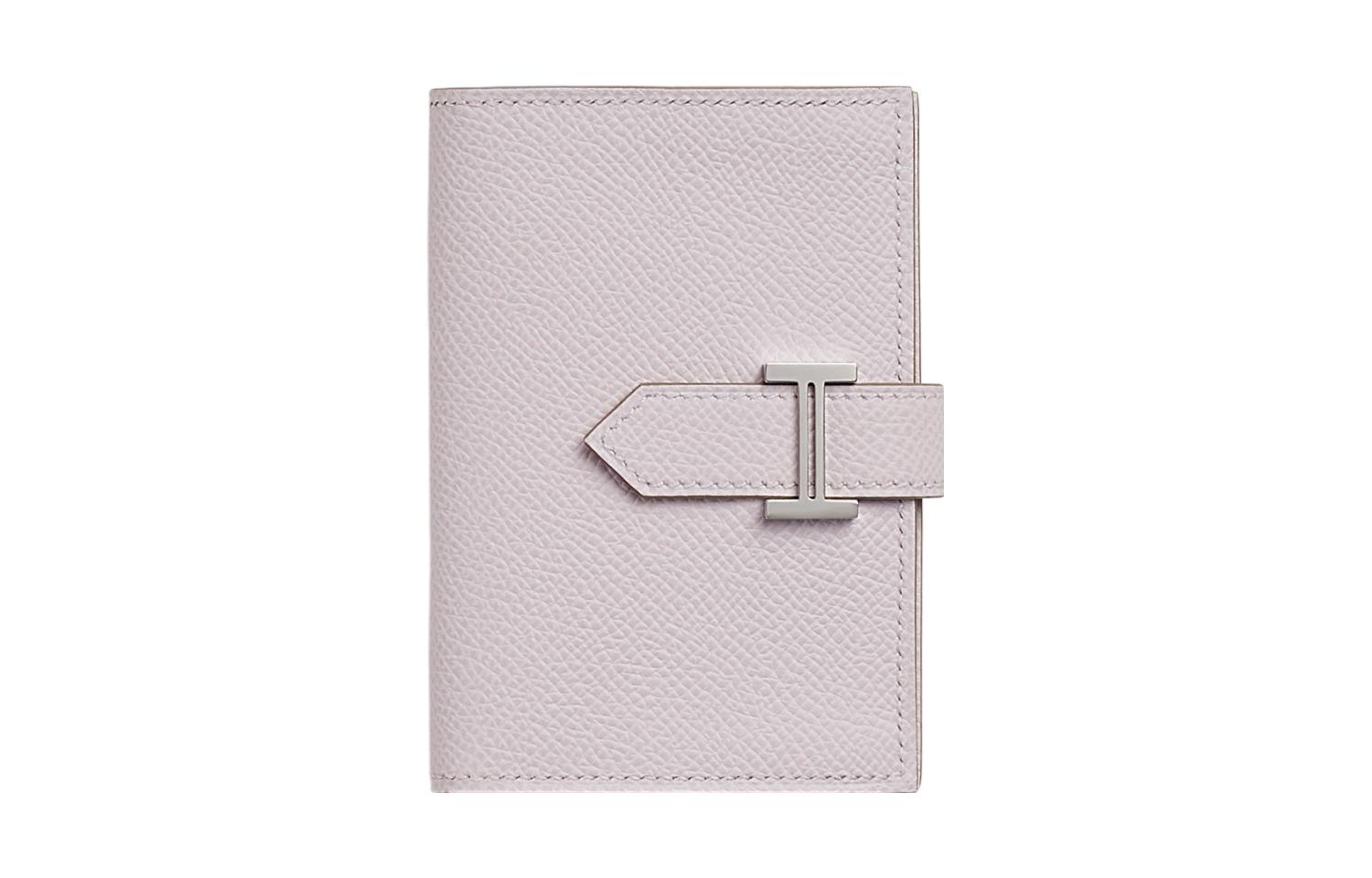 

HERMES Кошелёк-кардхолдер Bearn Epsom Calfskin для женщин, 09 Mauve Pale Dream Purple