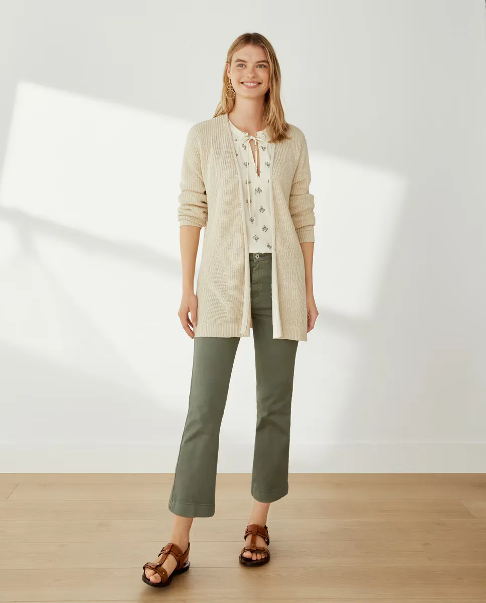 

Трикотажная куртка с жемчужным люрексом Southern Cotton, цвет Tostado