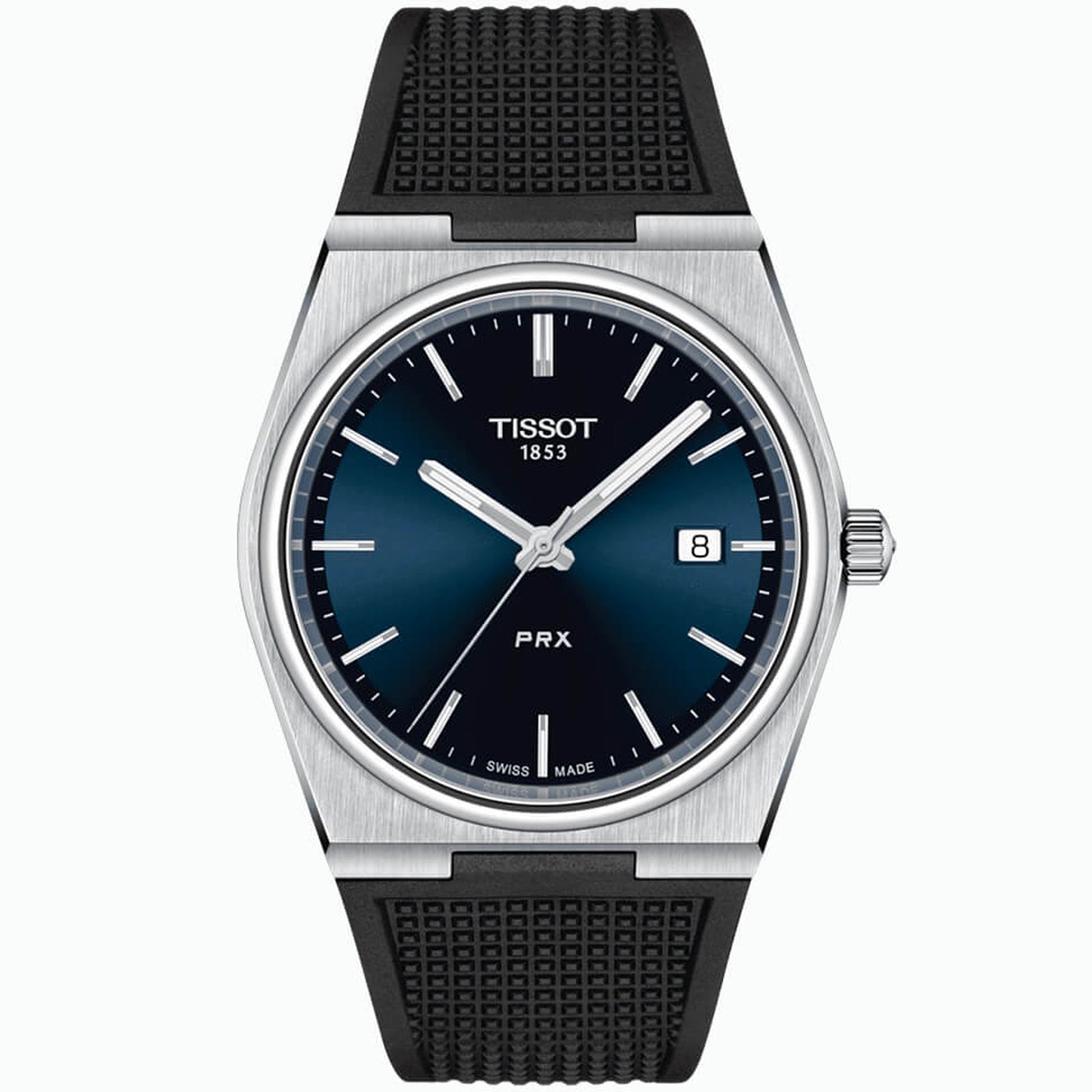 

Мужские часы Tissot T-Classic PRX с синим циферблатом