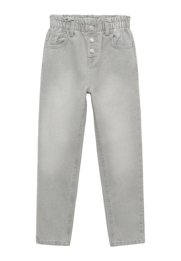 

Джинсы PAPERBAG Mango Kids, цвет Denim Grey