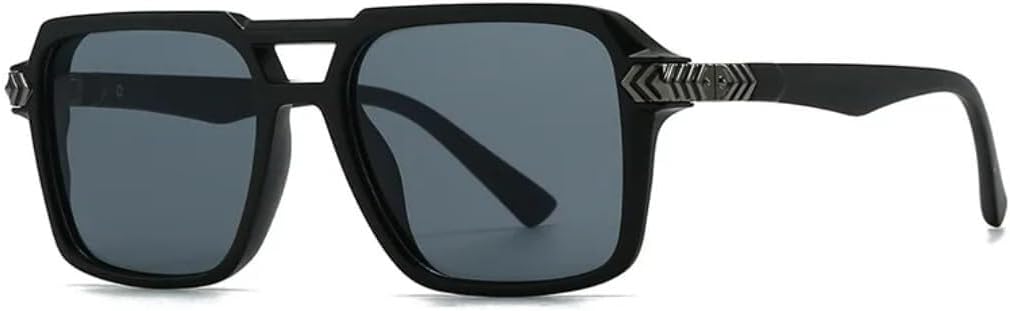 

Солнцезащитные очки для мужчин и женщин - защита UV400 - двойные перемычки, большая оправа, градиентные линзы, для занятий спортом на открытом воздухе и вождения LXLHWN, Tyj516-2