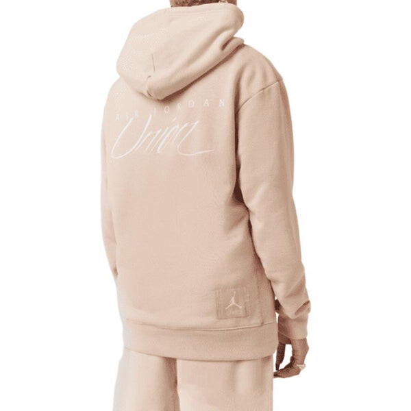 Толстовка Air Jordan Fleece Hoodie x Union 'Beige', бежевый — фото 3