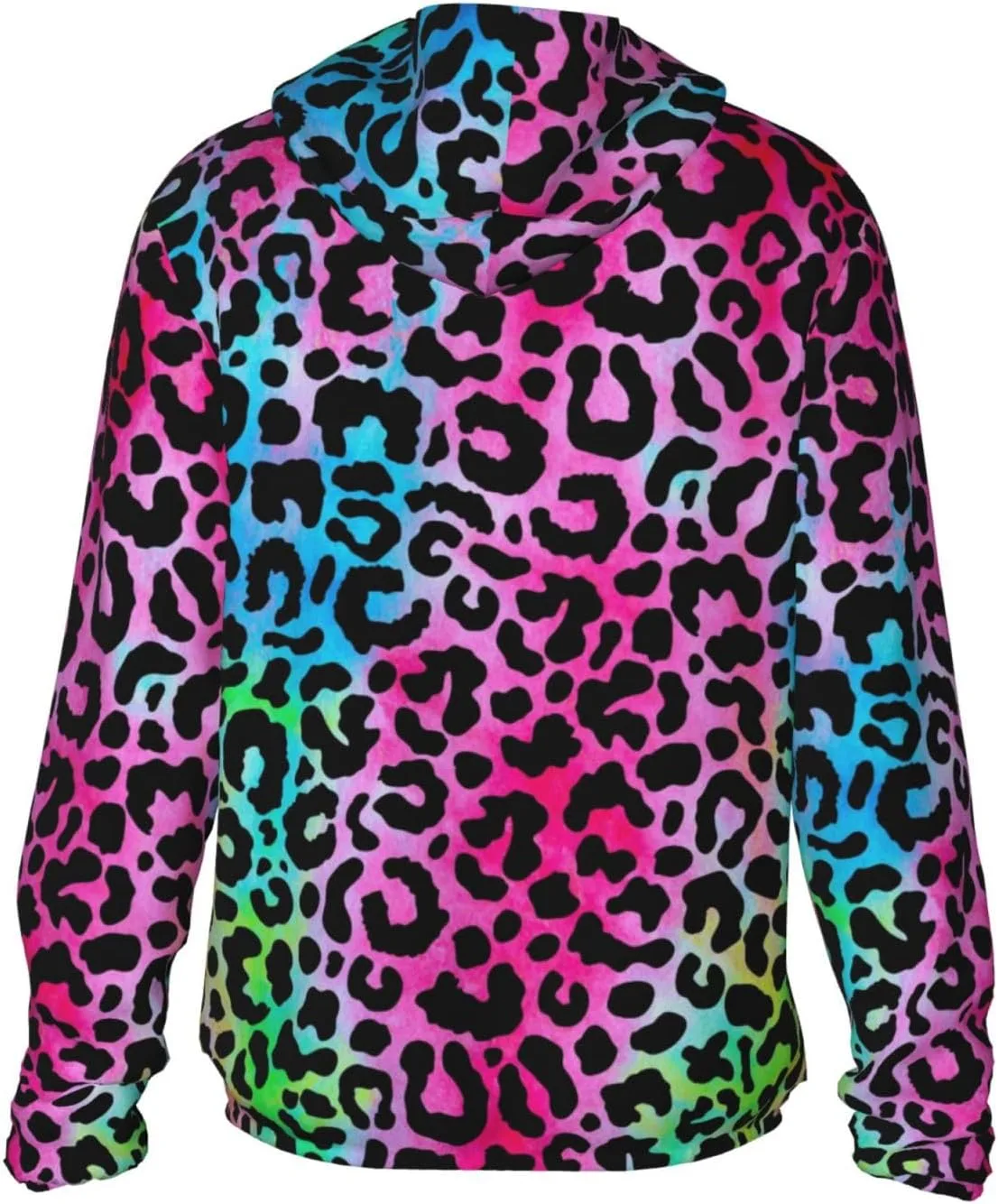 Толстовка с защитой от солнца в стиле animal print, легкая, с длинными рукавами и молнией — фото 4