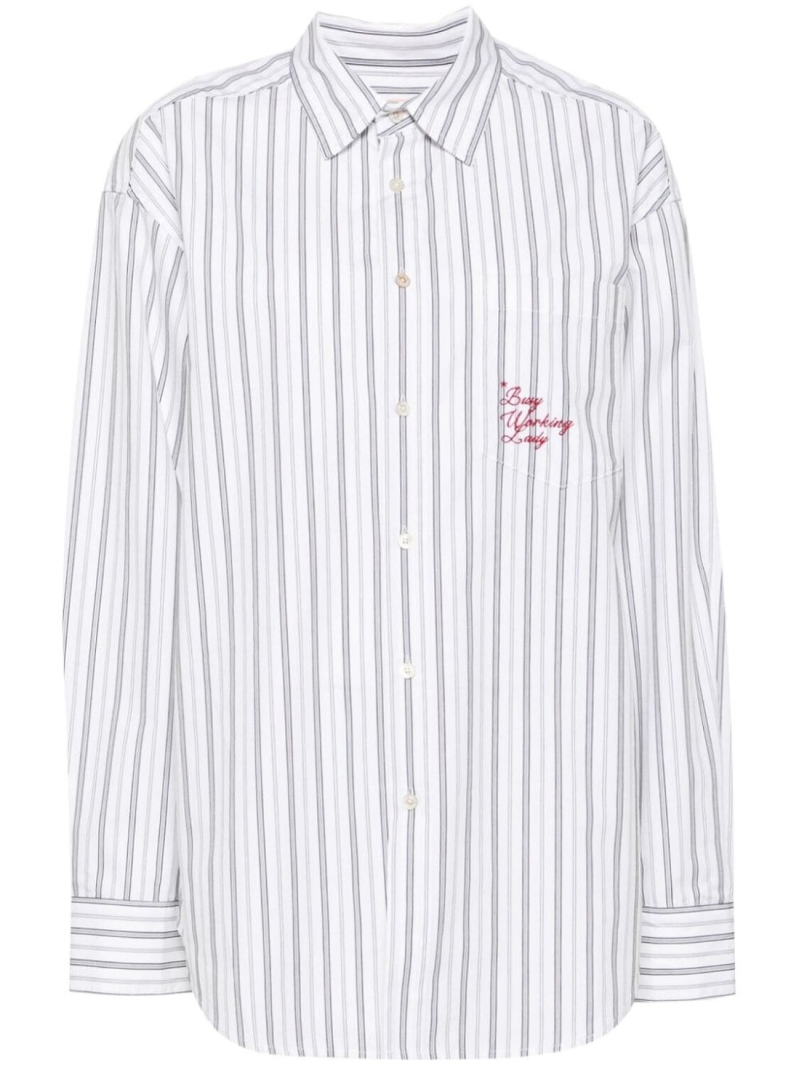 

Рубашка в вертикальную полоску BAPY BY *A BATHING APE, белый