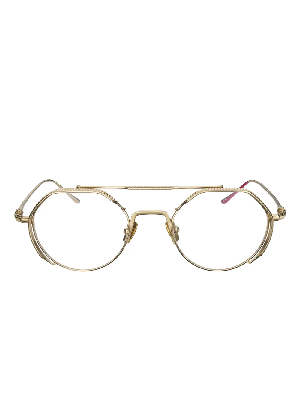 

Очки Voir в круглой оправе Vysen Eyewear, золотой