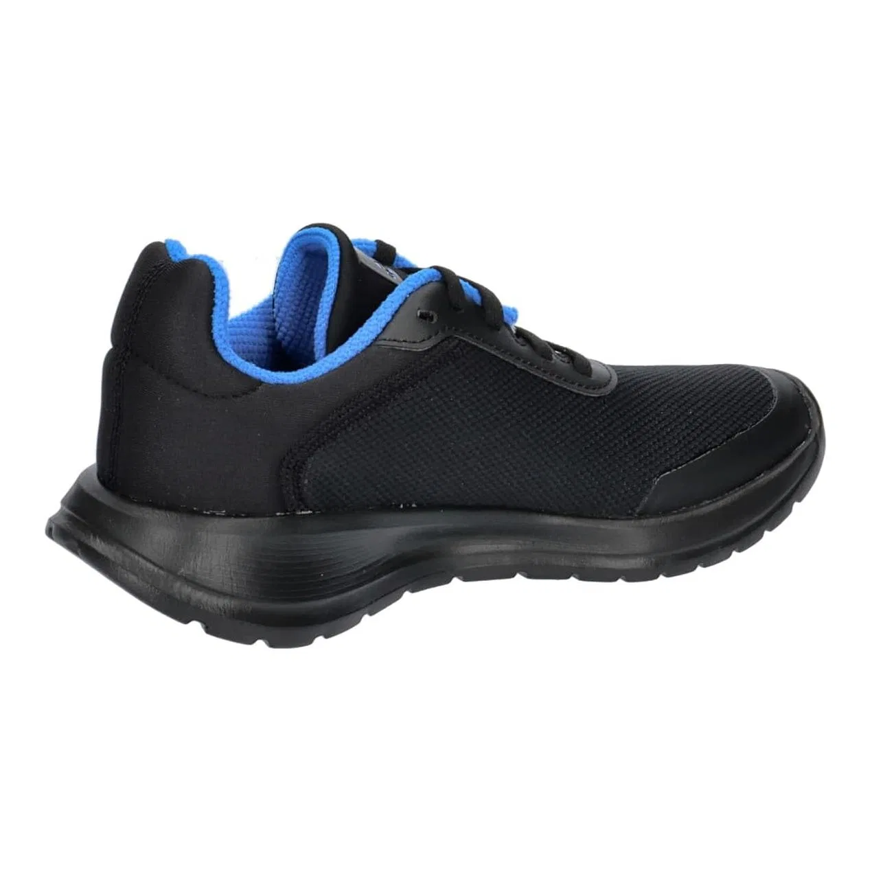 Кроссовки беговые детские Adidas TENSAUR Run 2.0 черно-синие — фото 4