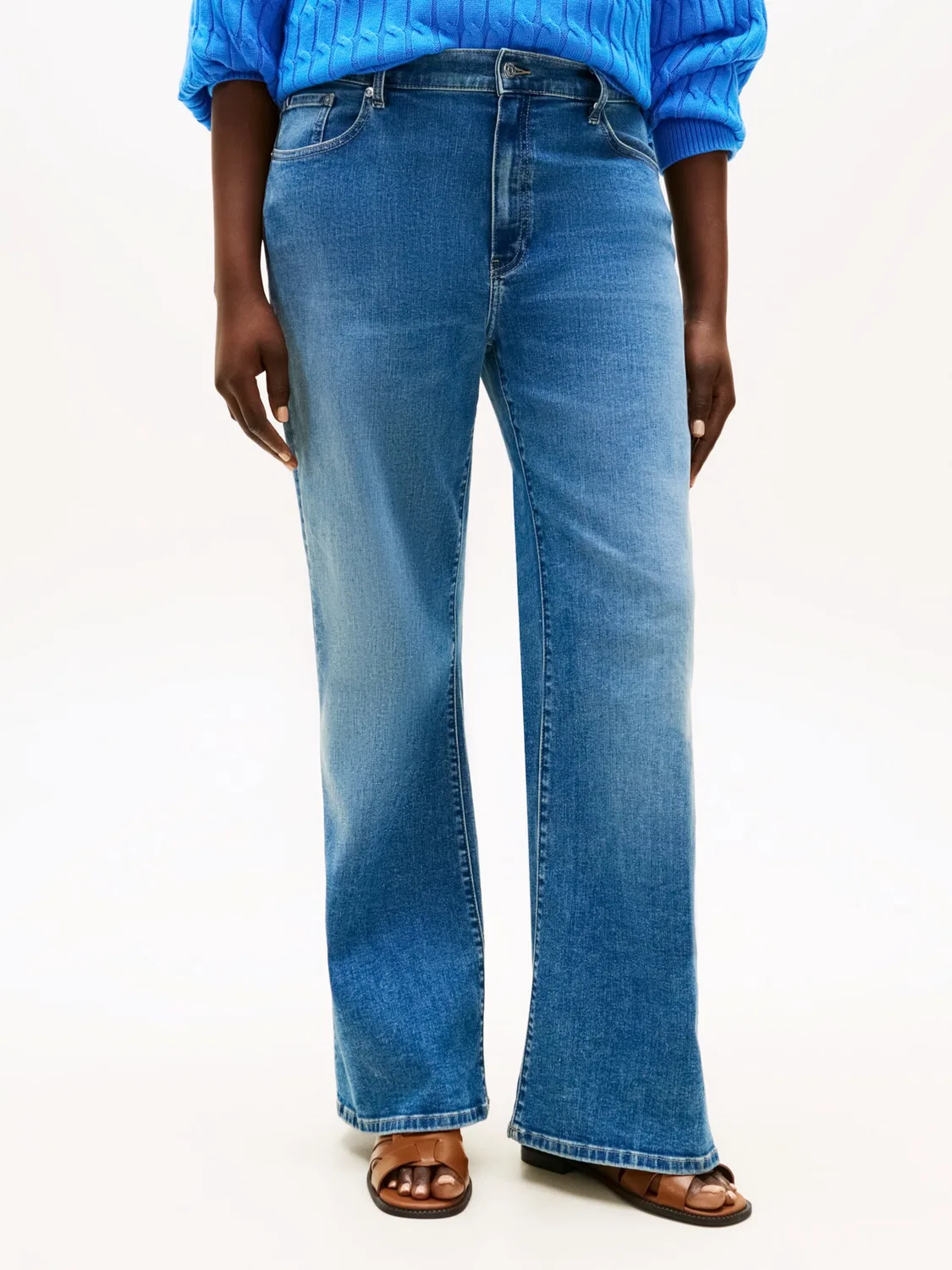 Расклешенные джинсы Tommy Hilfiger Curve, Blue Denim — фото 3