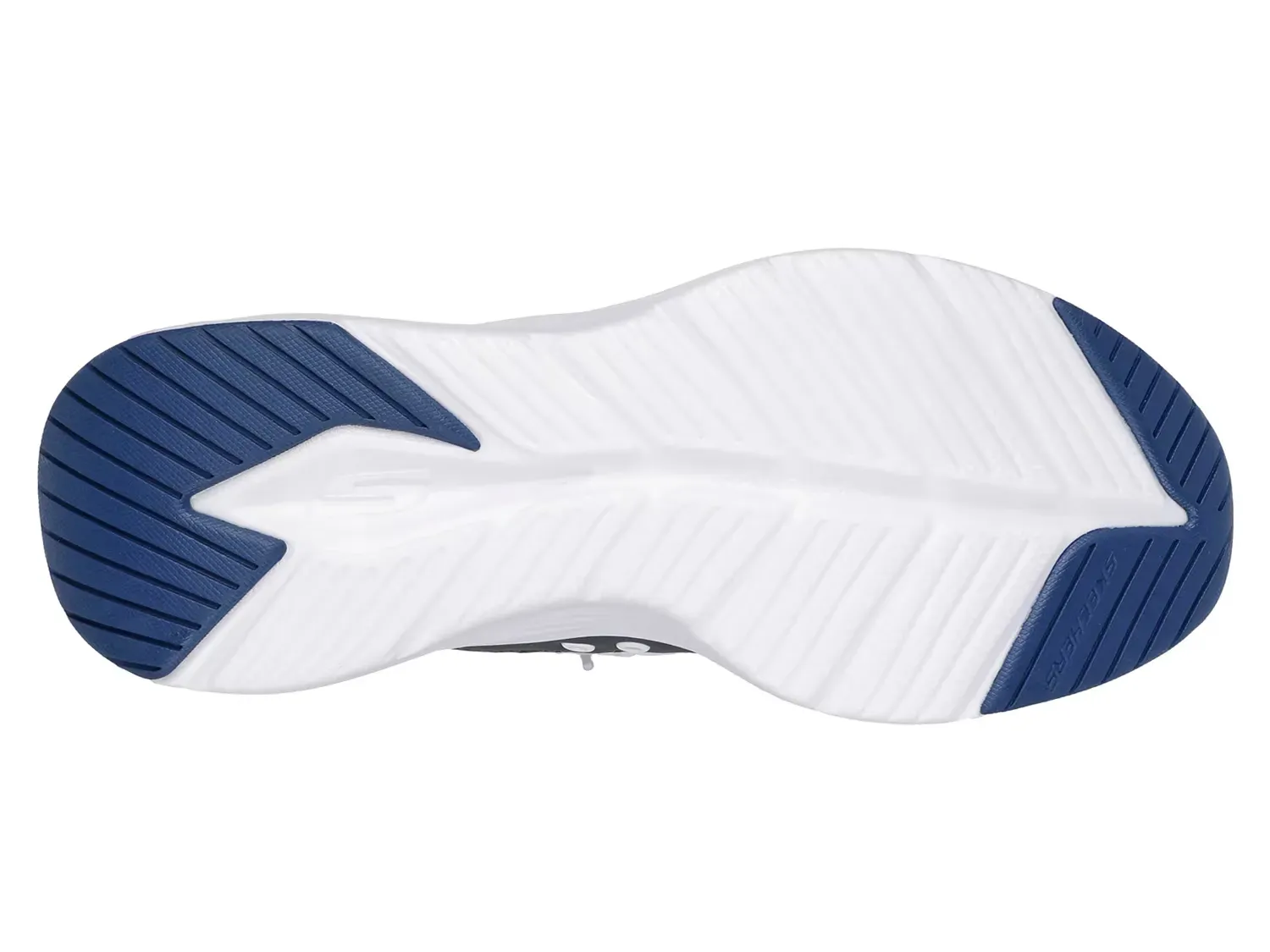 Hands Free Slip-Ins Contour Foam Cozy Fit Слипоны Sneaker - мужские Skechers, White/Navy — фото 4