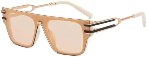 

Солнцезащитные очки One Piece Square 2027 для женщин, модные солнцезащитные очки для мужчин, классические винтажные очки, качественные женские очки MTZJH, C3