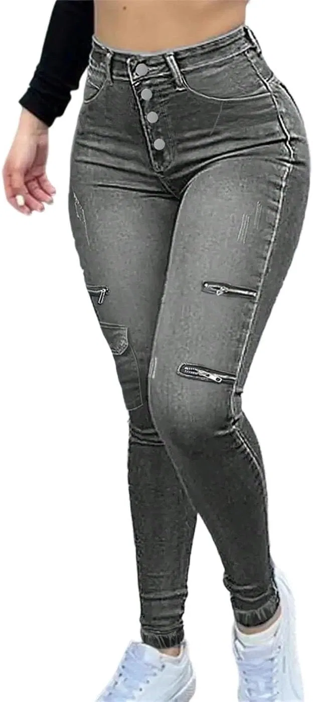 Джинсы с высокой талией, 4