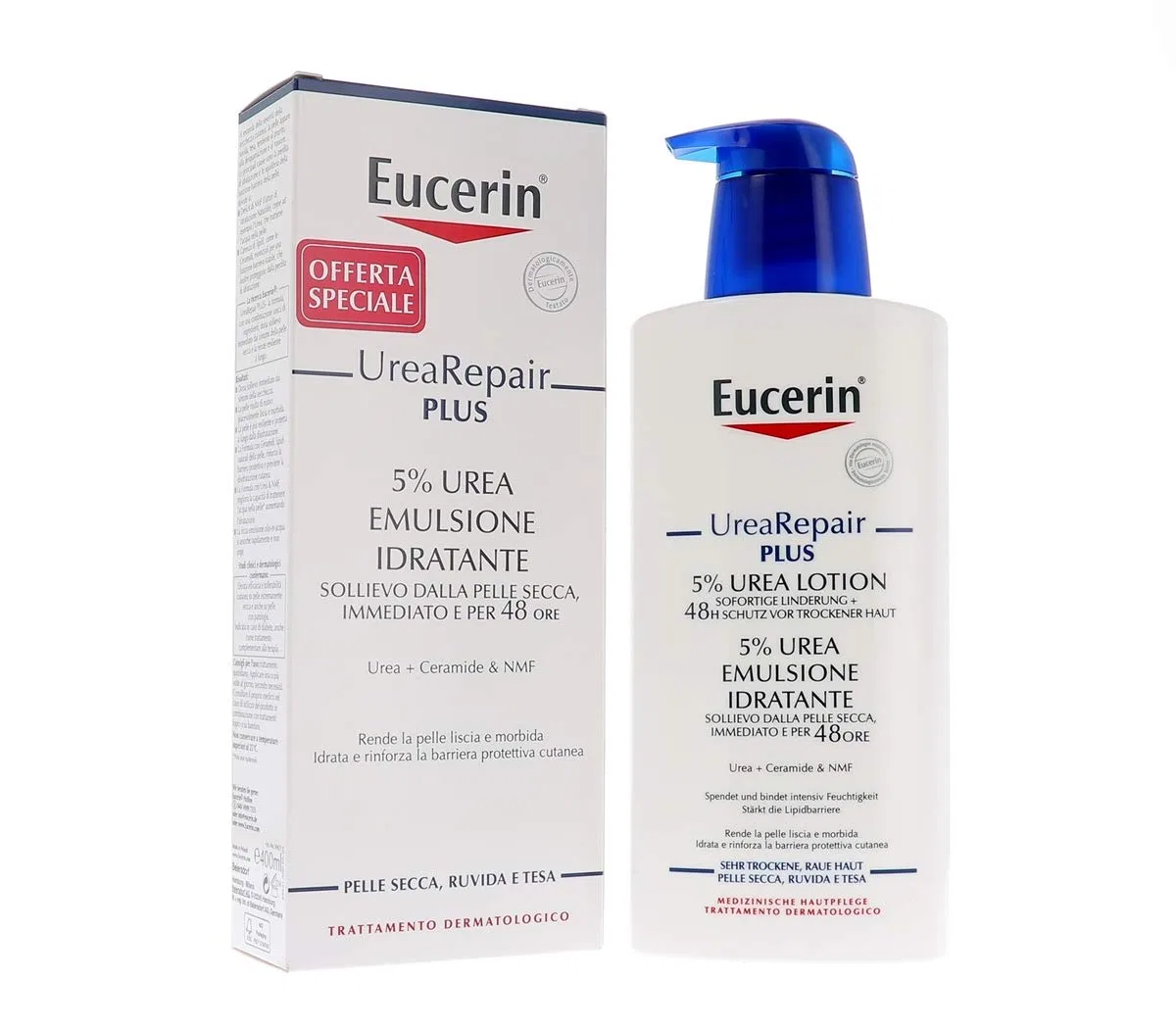 Увлажняющая эмульсия для тела «Urea Repair Plus» 5% мочевины (400 мл) от Eucerin Eucerin